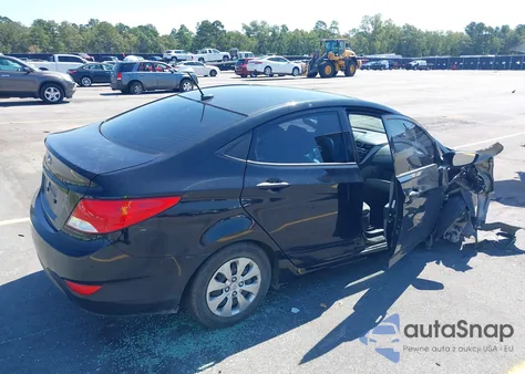 2017 Hyundai Accent Se z USA, uszkodzony, nr VIN KMHCT4AE0HU375117